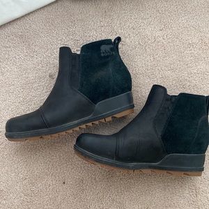 Sorel Evie Booties Black Waterproof 7